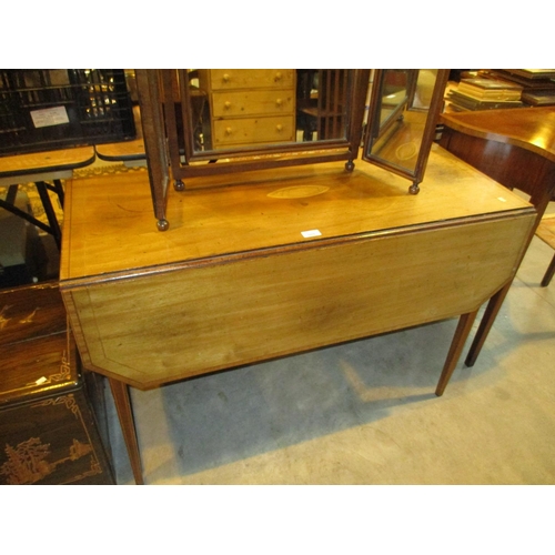 509 - 19th Century Inlaid Mahogany Pembroke Table