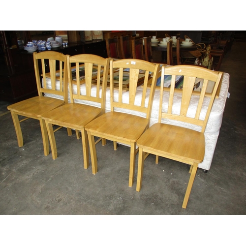 525 - Set of 4 Modern Kitchen Chairs