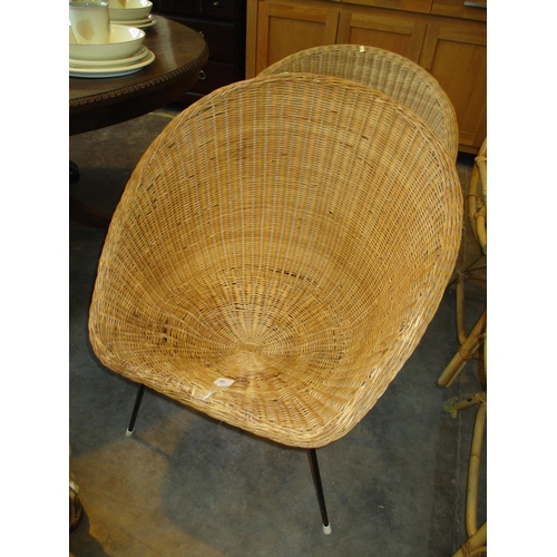 531 - Pair of Wicker Chairs