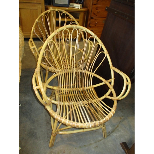 532 - Pair of Bamboo Chairs