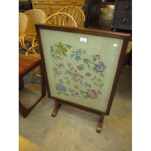 535 - Tapestry Panel Fire Screen Coffee Table