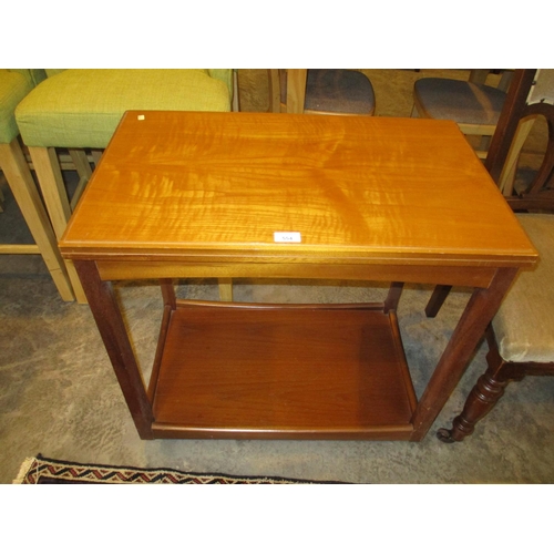 554 - Legate Teak Fold Over Top Trolley Table