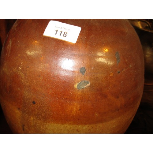 118 - Stoneware Flagon, 42cm