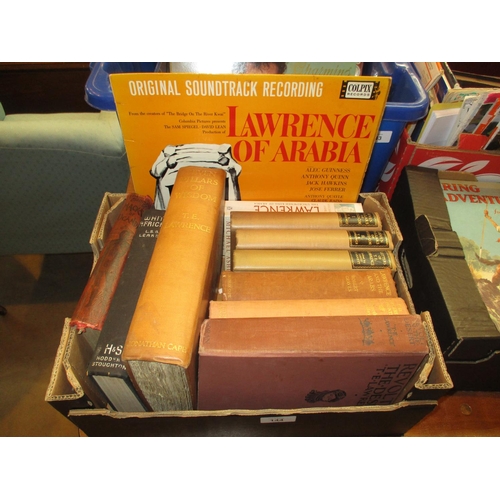 144 - Box of Books by T E Lawrence etc