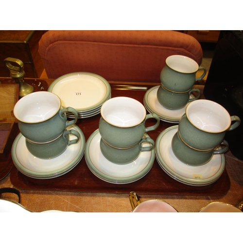 171 - Denby 20 Piece Tea Set