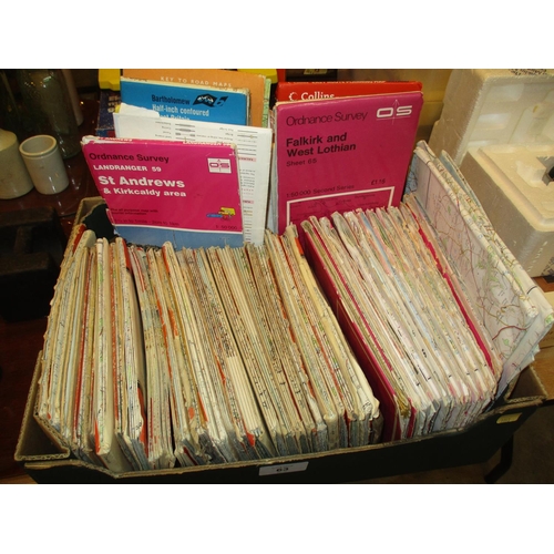 63 - Box of OS and Other Maps