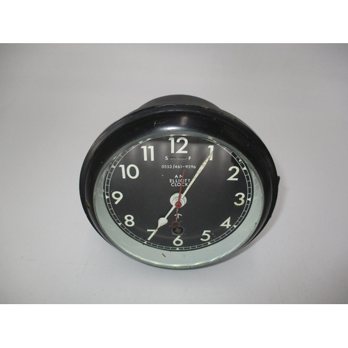 260 - Military Issue Elliot Clock, 15cm max diameter