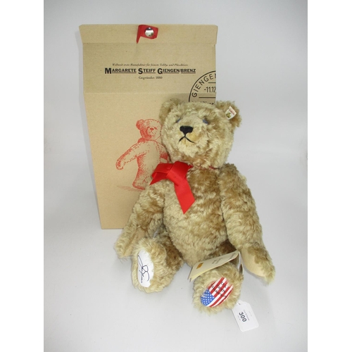 300 - Steiff Golden Bear No.00860 with Box, US Open Champion