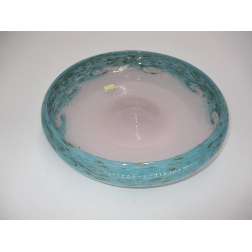 304 - Vasart Glass Shallow Dish, 26cm