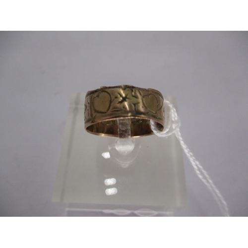 329 - 9ct Gold Wedding Ring, 2.6g, Size O