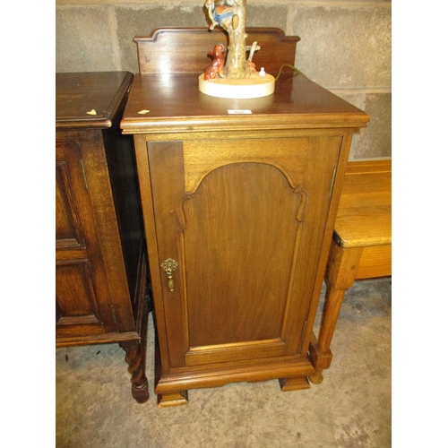 625 - 1920's Mahogany Bedside Cabinet, 41cm