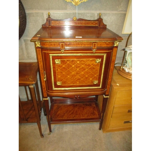 634 - French Design Gilt Brass Mounted Music Cabinet, 59cm