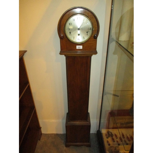 638 - 1920's Walnut Grandmother Clock