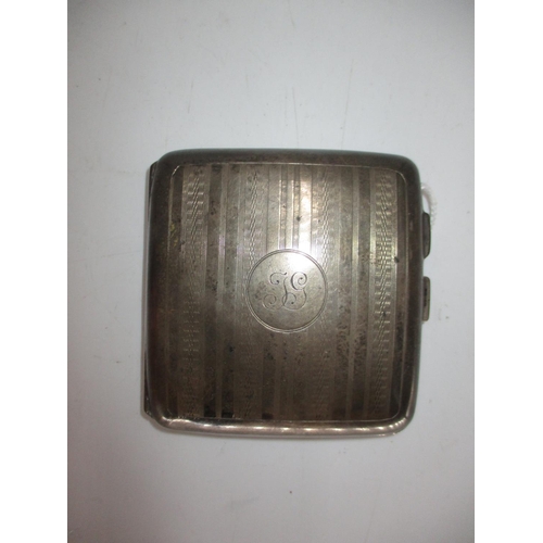 261 - Silver Cigarette Case, Birmingham 1924, Maker FF, 81g