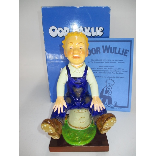 266 - Oor Wullie Figure 2008 with Certificate and Box