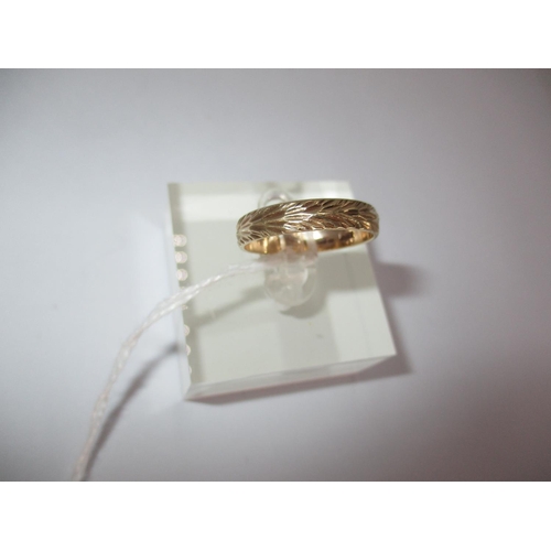 279 - 9ct Gold Wedding Ring, 2.3g, Size Q