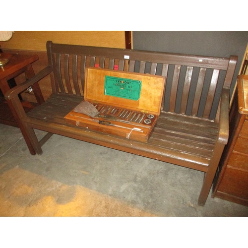 558 - Wooden Garden Bench