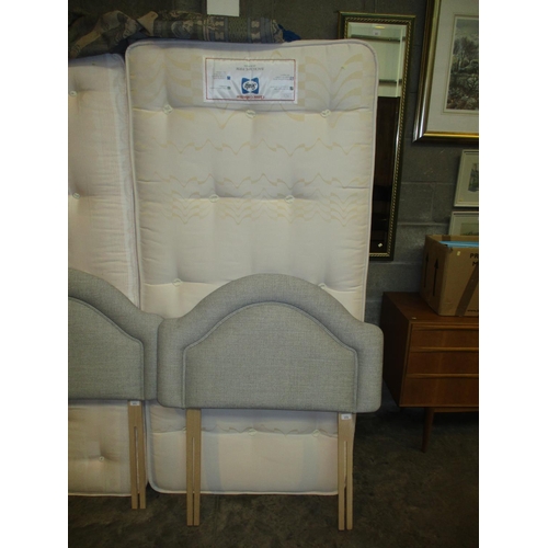 574 - Sealy Single Divan Bed wit Headboard