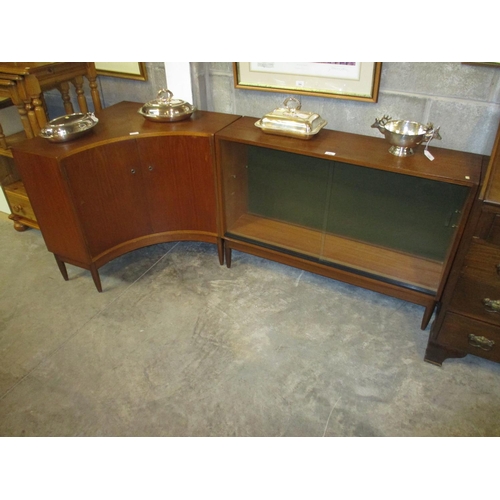 579 - Mid 20th Century Teak Corner Unit and Matching Bookcase