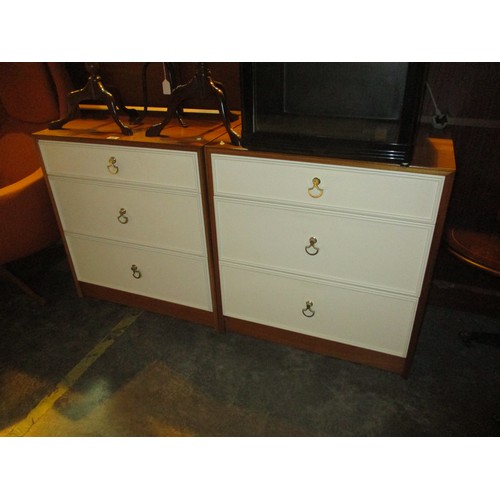 563 - Two Chests of 3 Drawers, each 66cm