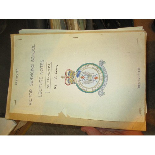 28 - Collection of RAF Ephemera and Manuals Dating to the 1960's and Relating to Bomber Command Aircraft ... 