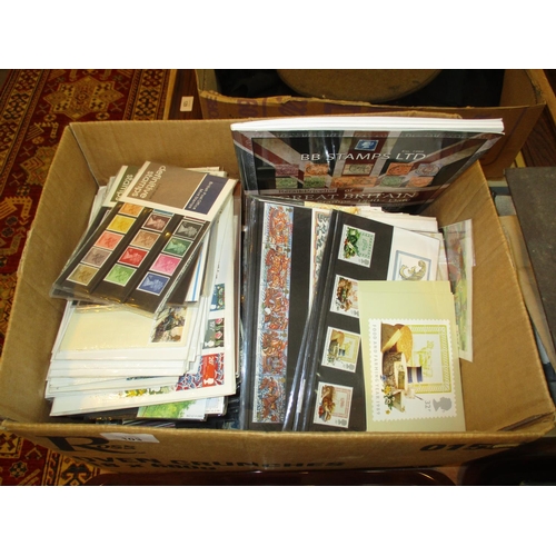 103 - Box of Stamps and First Day Covers