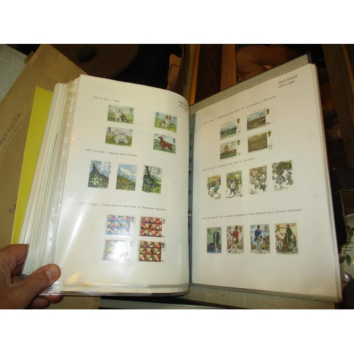 105 - Box of Stamp Albums