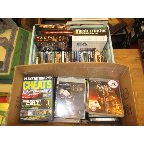 111 - Two Boxes with PS and PC Games