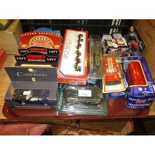 112 - Selection of Model Die Cast Vehicles etc