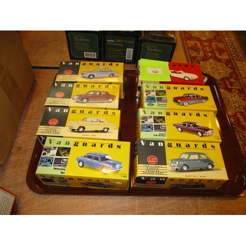 122 - Eight Vanguard Model Die Cast Vehicles