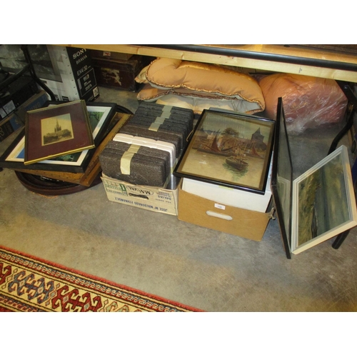 130 - Collectors Plates, Pictures and Mirrors