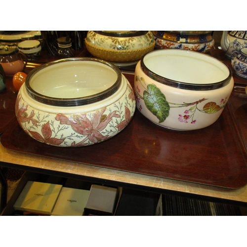 137 - Two Victorian Salad Bowls