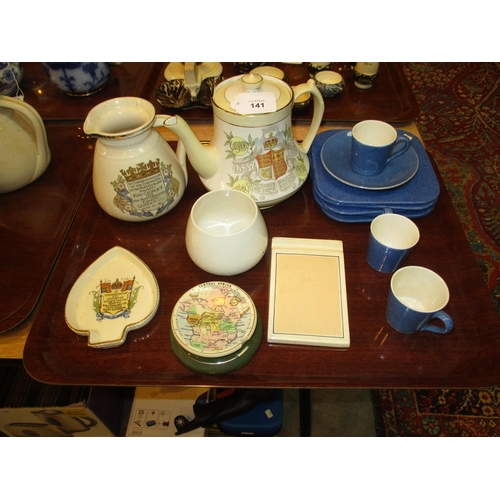 141 - MacIntyre Pottery 1911 Coronation Jug and Dish and Other Items