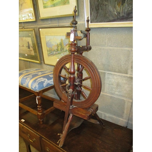 170 - Turned Wood Spinning Wheel