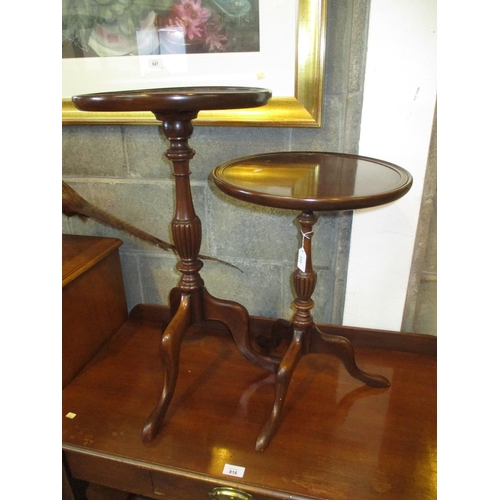 177 - Two Mahogany Wine Tables