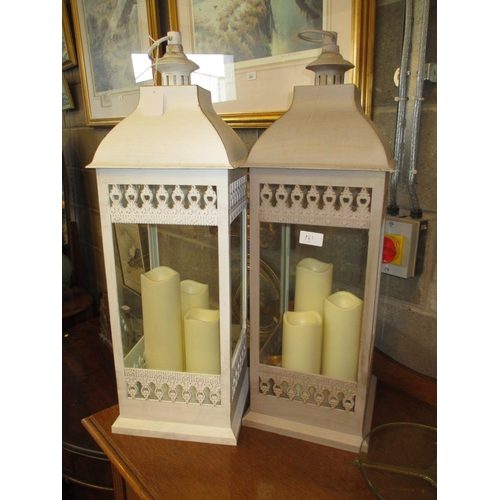 181 - Two Ornamental Battery Operated Lanterns