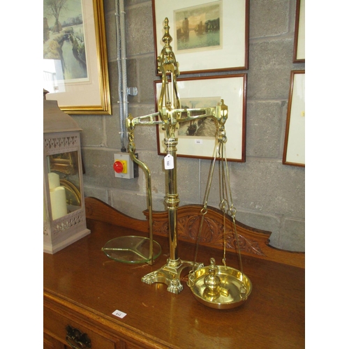 182 - Victorian Brass Balance Scales