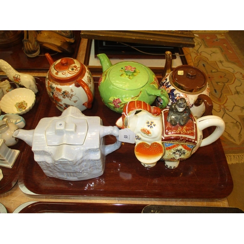 65 - Kutani Porcelain Teapot and 4 Others