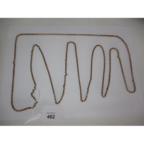 462 - 9ct Gold Guard Chain, 38.4g