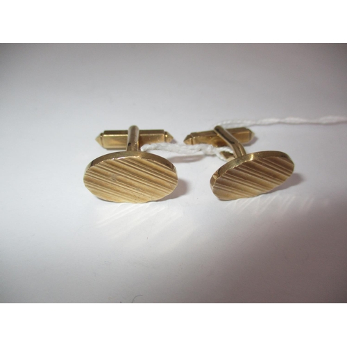 497 - Pair of 9ct Gold Cufflinks, 13.3g