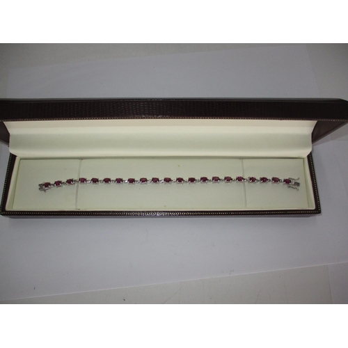 548 - Rhodolite Garnet Bracelet