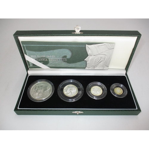 557 - Royal Mint 2005 Silver Proof Britannia Collection