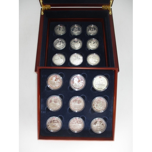 569 - Eighteen Coin Set The History of The Royal Navy