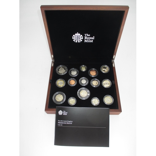 574 - Royal Mint The 2014 UK Premium Proof Coin Set No. 1340