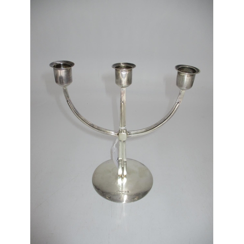 581 - Elkington & Co. Silver 3 Branch Candlestick, Birmingham 1960, 297g