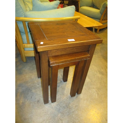 716 - Oak Nest of 2 Tables