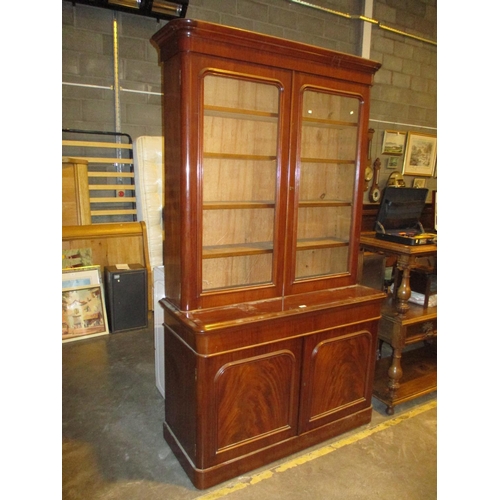 772 - Victorian Mahogany Bookcase, 127cm