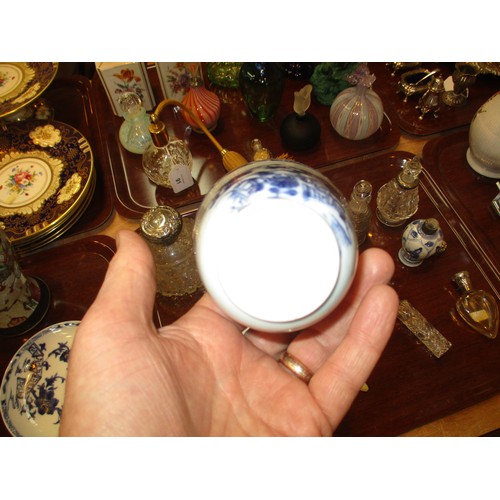 93 - Chinese Porcelain Cup and Saucer, Snuff Bottle, Crackle Glaze Vase etc