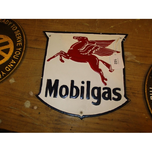 102 - Aluminium Mobil Plaque