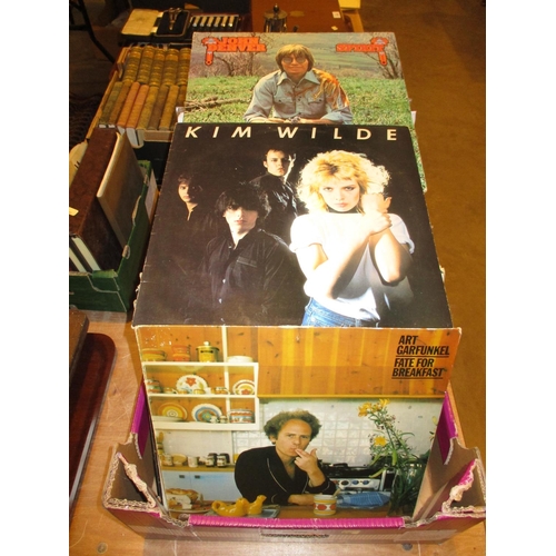 109 - Box of LPs including John Denver, Art Garfunkel, Genesis